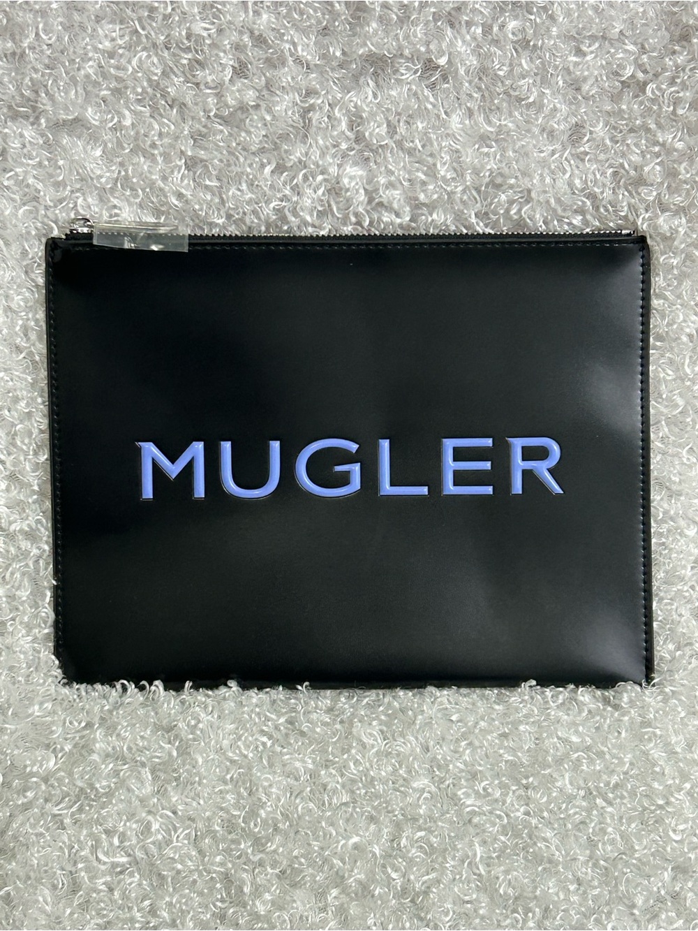 Mugler Parfums Black Faux Leather Pouch
